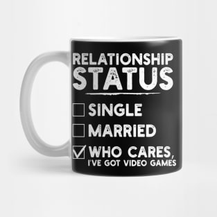 Relationship Status Video Games Funny Mug